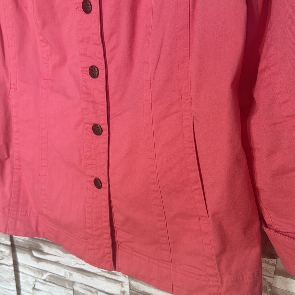 AMX Pink Button-Up Jacket - Picture 3 of 9